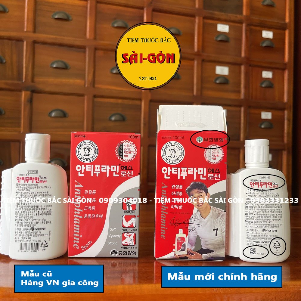 Dầu Nóng Hàn Quốc chai 100ml date mới