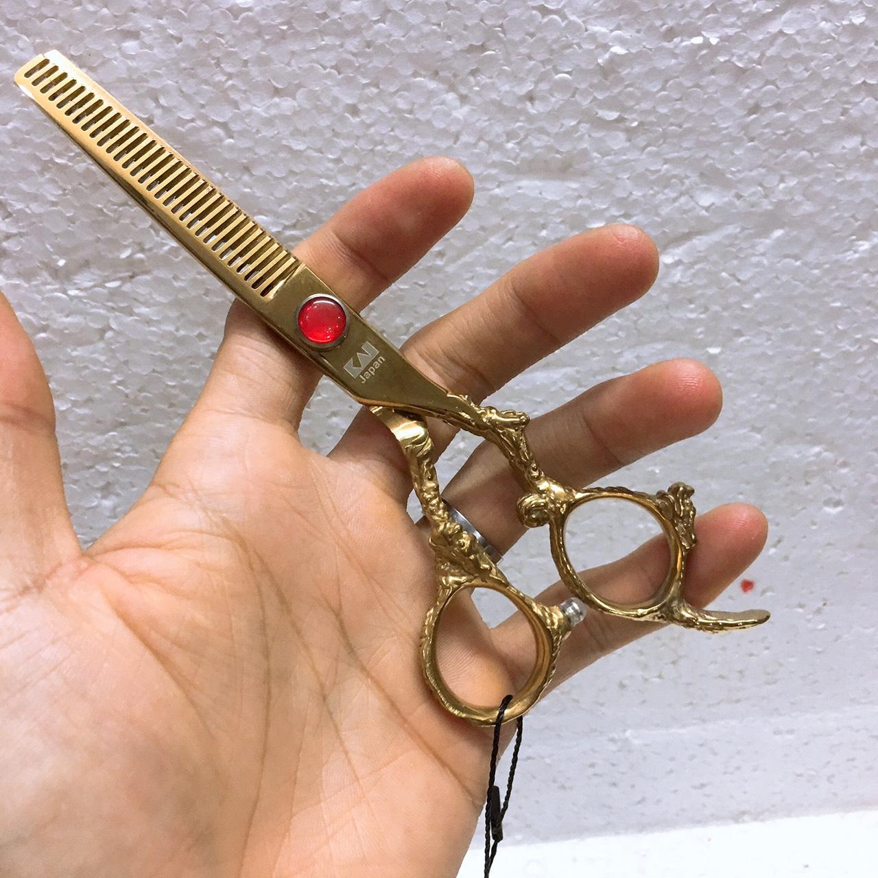 Cặp Kéo Cắt Tóc Nhật Bản Kai Kasho - Vàng Đẹp