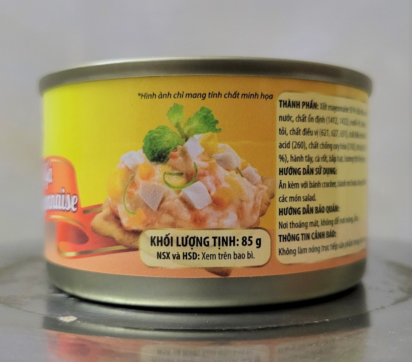 [Hộp nhỏ 85g] THỊT GÀ XỐT MAYONNAISE [VN] VISSAN Chicken Spread