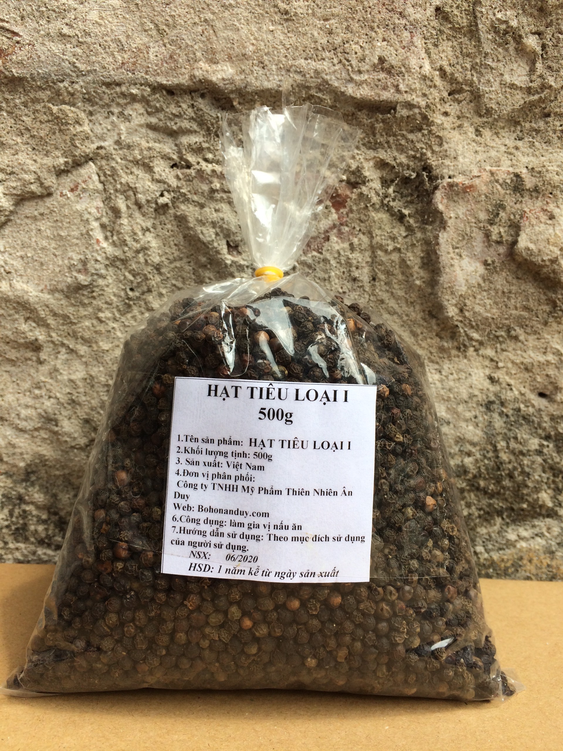 HẠT TIÊU LOẠI I 1000g
