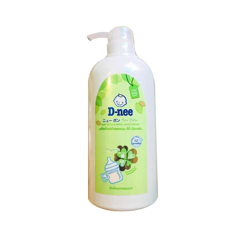 Nước rửa bình sữa và rau quả Dnee chai 620ml TẶNG 1 cọ rửa bình sữa màu ngẫu nhiên