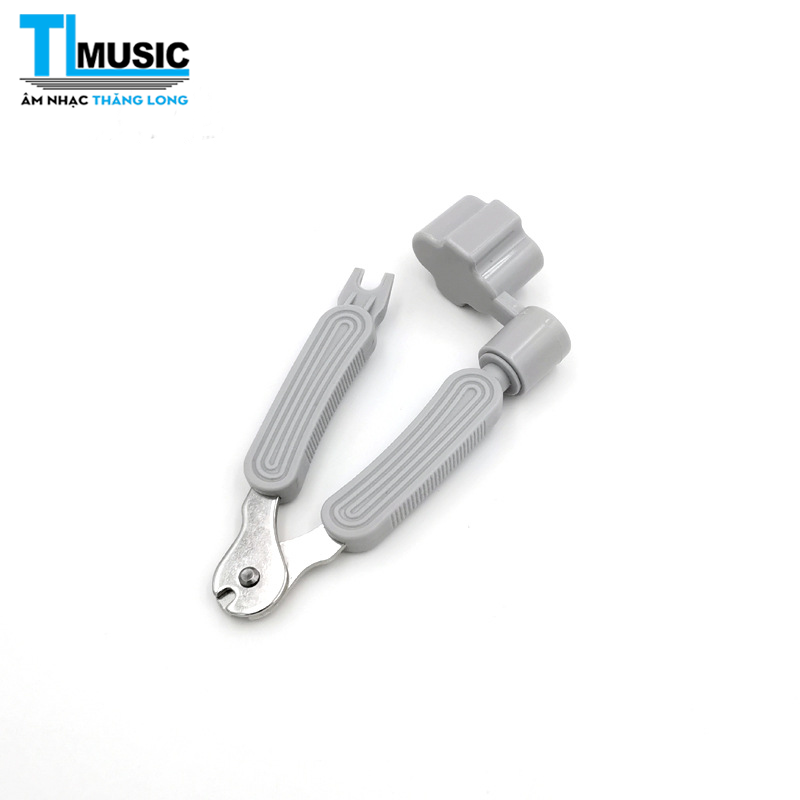 Dụng Cụ Thay Dây Đàn Guitar, Ukulele Đa Năng 3 trong 1- Kiềm Cắt Dây (Cutter) + Tay Quay Lên Dây (Winder) + Nhổ Nhốt (Pin puller) - Thăng Long Music