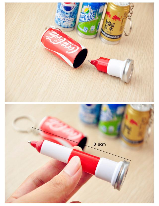 [HCM]Set 3 Bút bi Lon nước KIÊM móc khóa cực COOL - KAShop