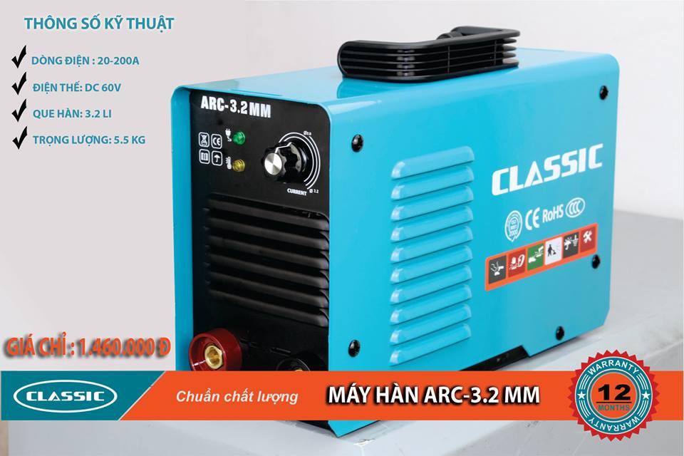 Máy hàn điện tử Classic INVERTER ARC 3.2mm
