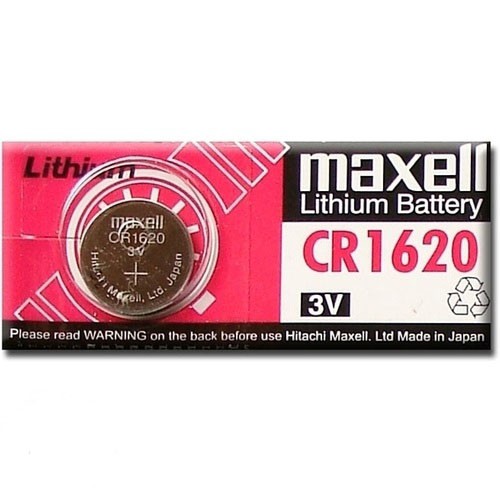 Vĩ 1 viên pin CR1620 Maxell lithium 3V chính hãng Japan