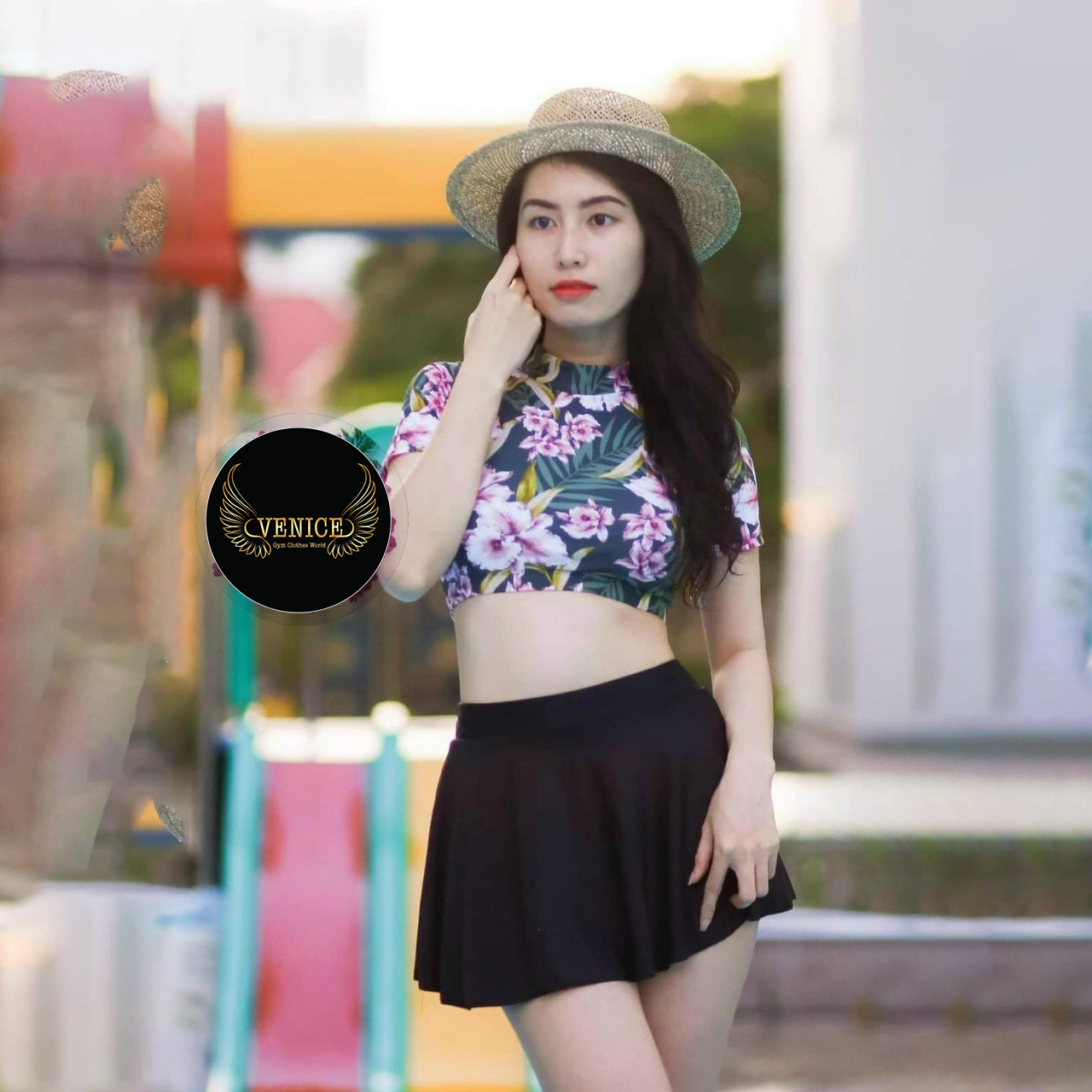 Bộ đồ bơi bé gái 2 mảnh quần dạng váy( SẴN) | Shopee Việt Nam