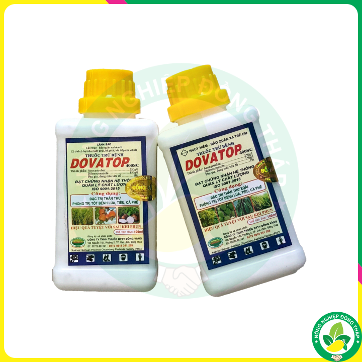Thuốc Trừ Bệnh DOVATOP 400SC – Đặc Trừ Thán Thư Xoài, Phòng Trị Tốt Bệnh Lúa, Tiêu, Cà Phê (Chai 100ml)