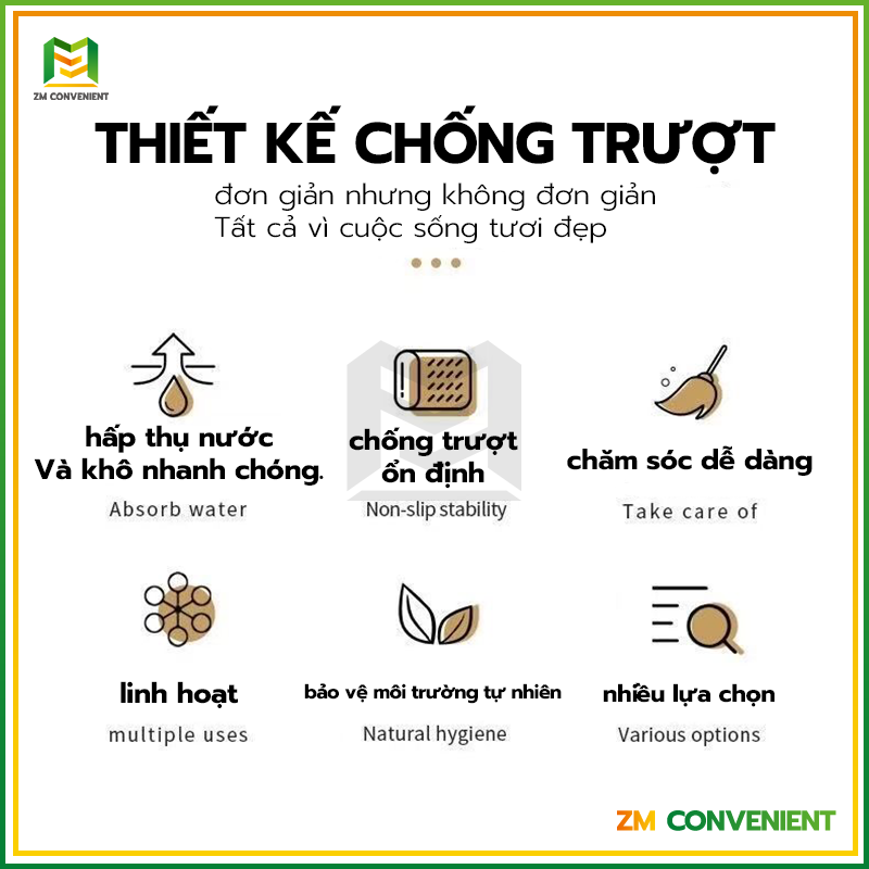 Thảm lau chân in hình 3D siêu THẢM LAU CHÂN, THẢM CHÙI CHÂN 3D CHỐNG TRƠN TRƯỢT SIÊU THẤM NHÀ TẮM ,NHÀ BẾP 40x60CM