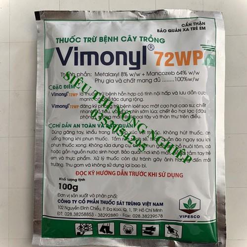 Trừ bệnh cho cây trồng loét sọc mặt cạo cao su - Vimonyl 72WP