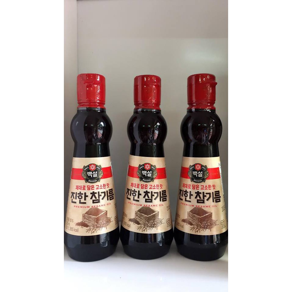 Dầu Mè Nguyên Chất Hàn Quốc Chai 110ML