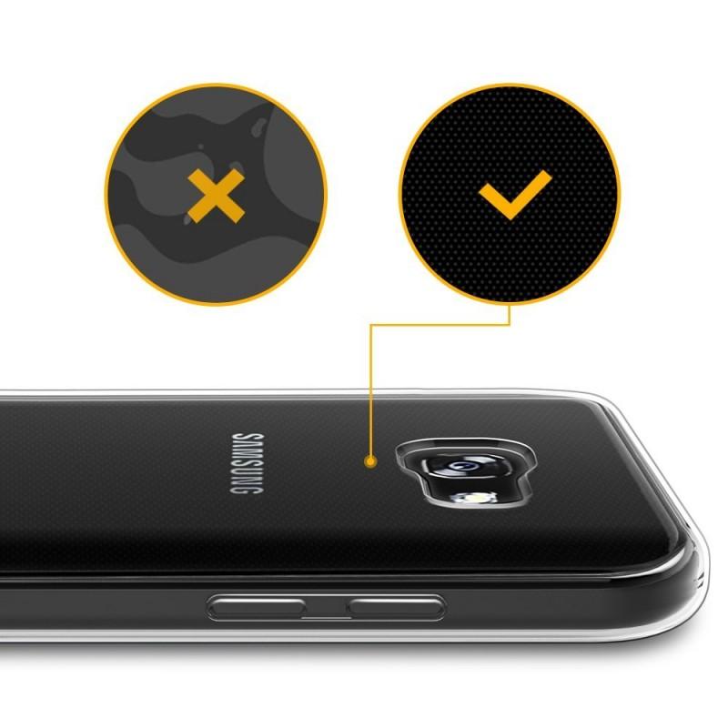 Ốp Silicon cho Samsung Galaxy A5 2017 / A520 Trong suốt (Loại A+ chống ố vàng)