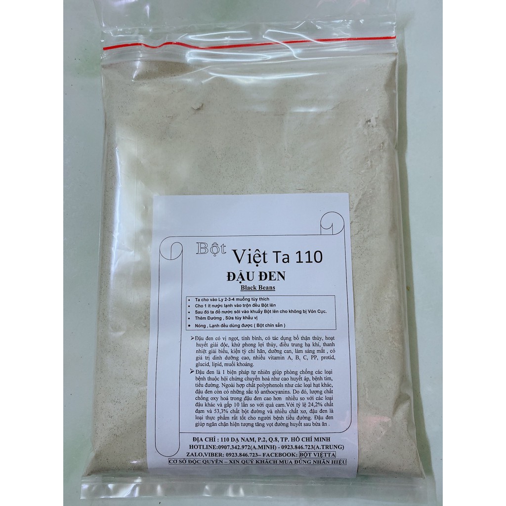 [HCM]Bột Đậu Đen Chín Bột Việt Ta