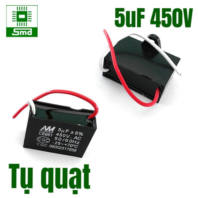 Tụ quạt 5uf 450v