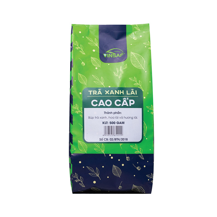 Trà xanh lài cao cấp vinsaf 500g thơm dịu hậu vị ngọt