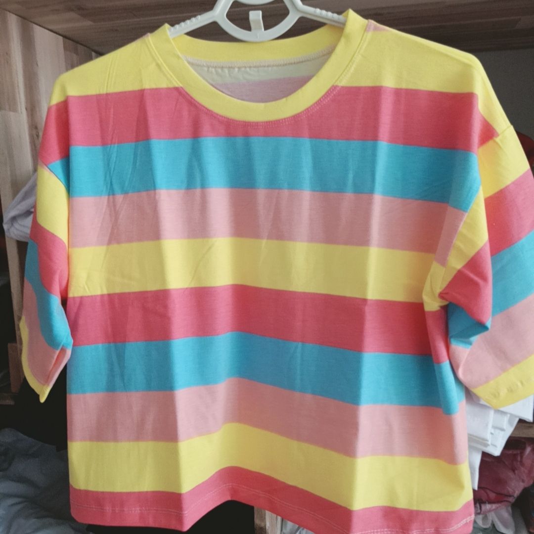 [HCM]áo thun nữ áo crop top  áo sọc ngang