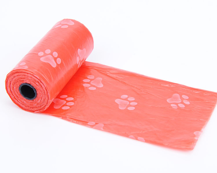 Bịch Nilon dọn phân cho chó mèo Dùng với kẹp hốt phân - Combo 5 cuộn nilon