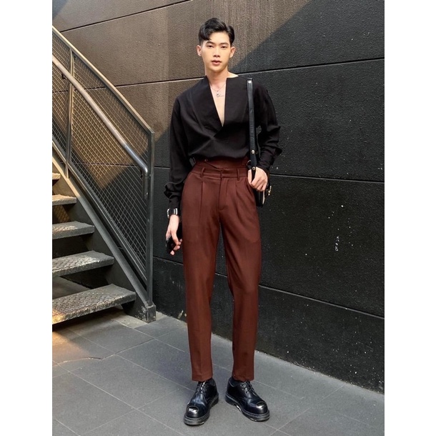 Sơ mi nam thiết kế cổ v sơ mi nam thiết kế sơ mi nam thiết kế chất đẹp - kiểu dáng hot trend hàn quốc