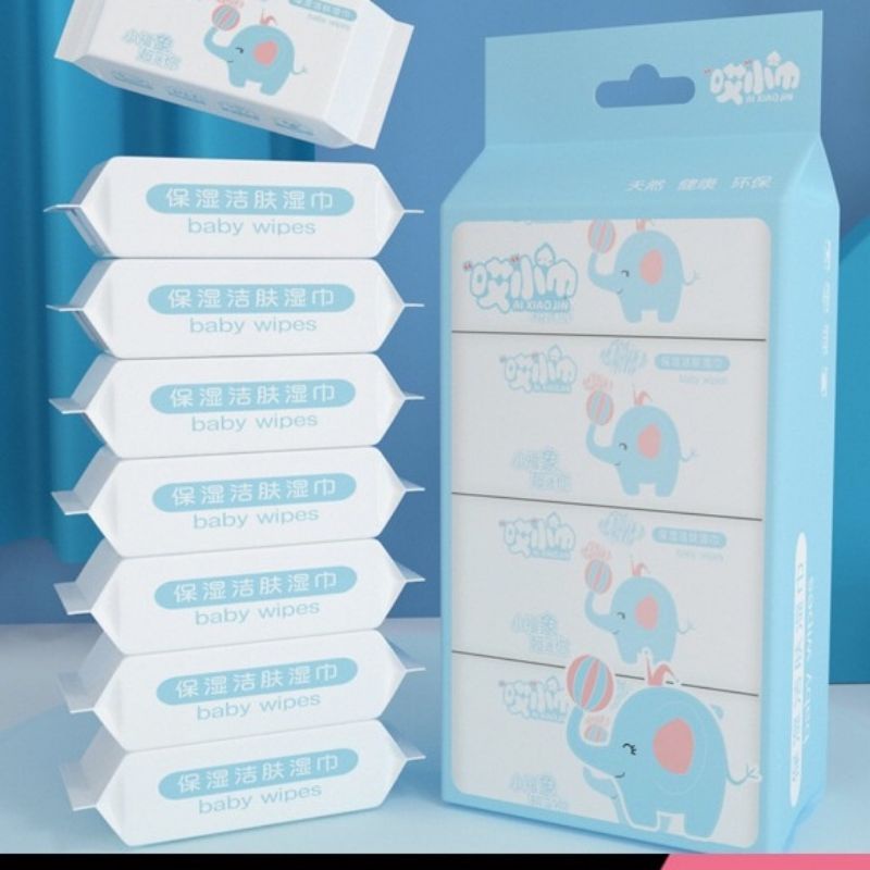 [1 gói] Khăn ướt mini bỏ túi siêu tiện lợi