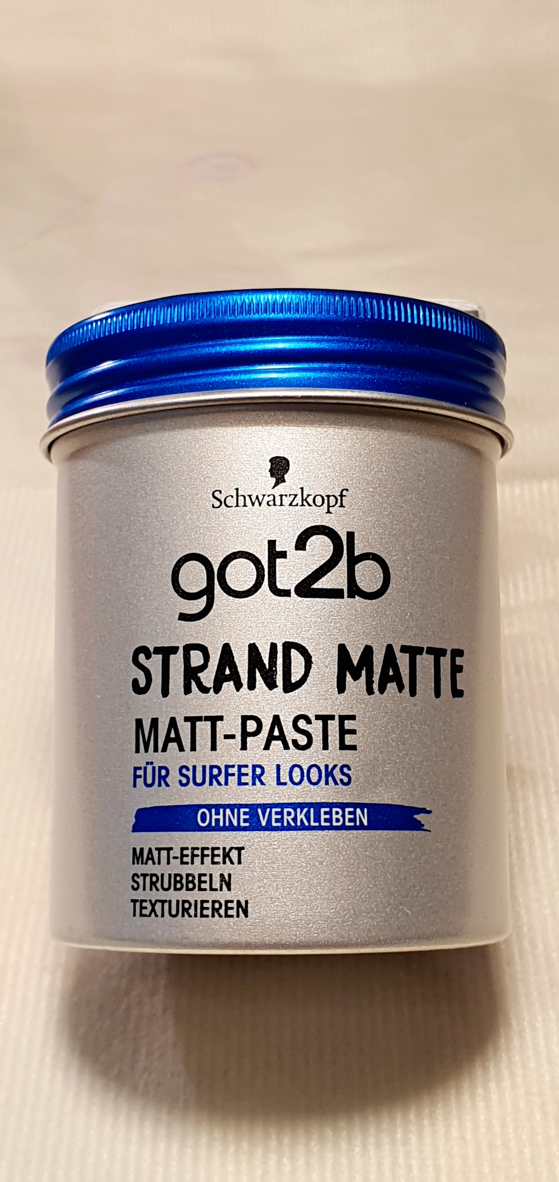 [HÀNG CHÍNH HÃNG NỘI ĐỊA ĐỨC KÈM BILL 100%] Sáp Vuốt Tóc Got2b Strand Matte Matt-Paste, 100 ml