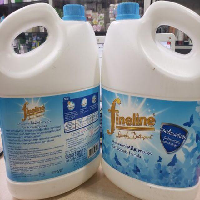 [HCM]Nước giặt Fineline 3000ml Thái Lan mẫu mới (màu Xanh)