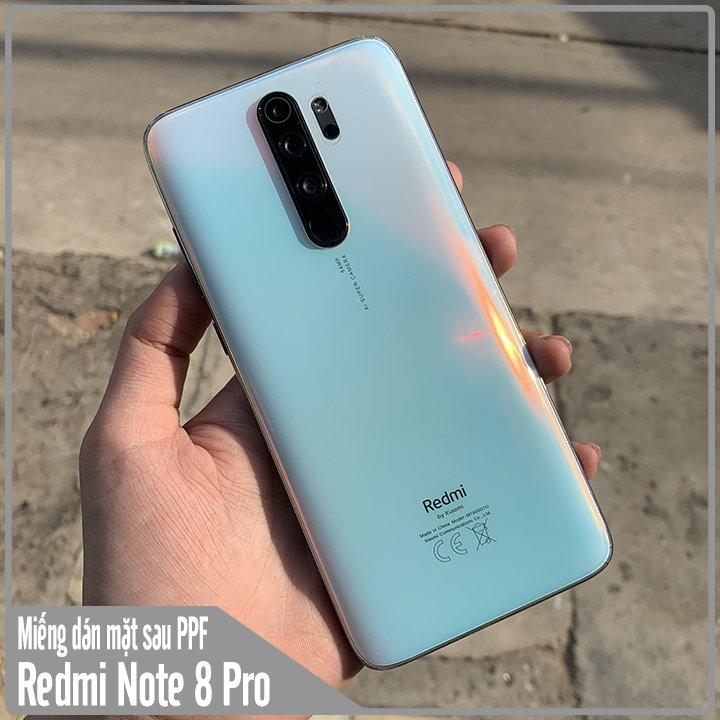 Miếng dán PPF 7 màu cho Xiaomi Redmi Note 8 Pro chống trầy mặt lưng