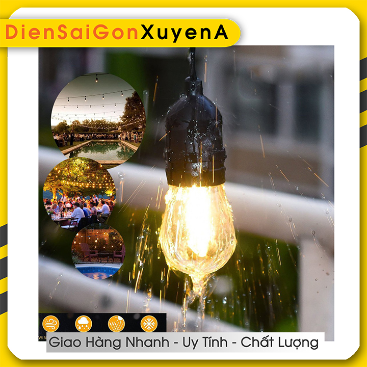 Bóng đèn tròn trang trí Edison Vintage G45 4W E27