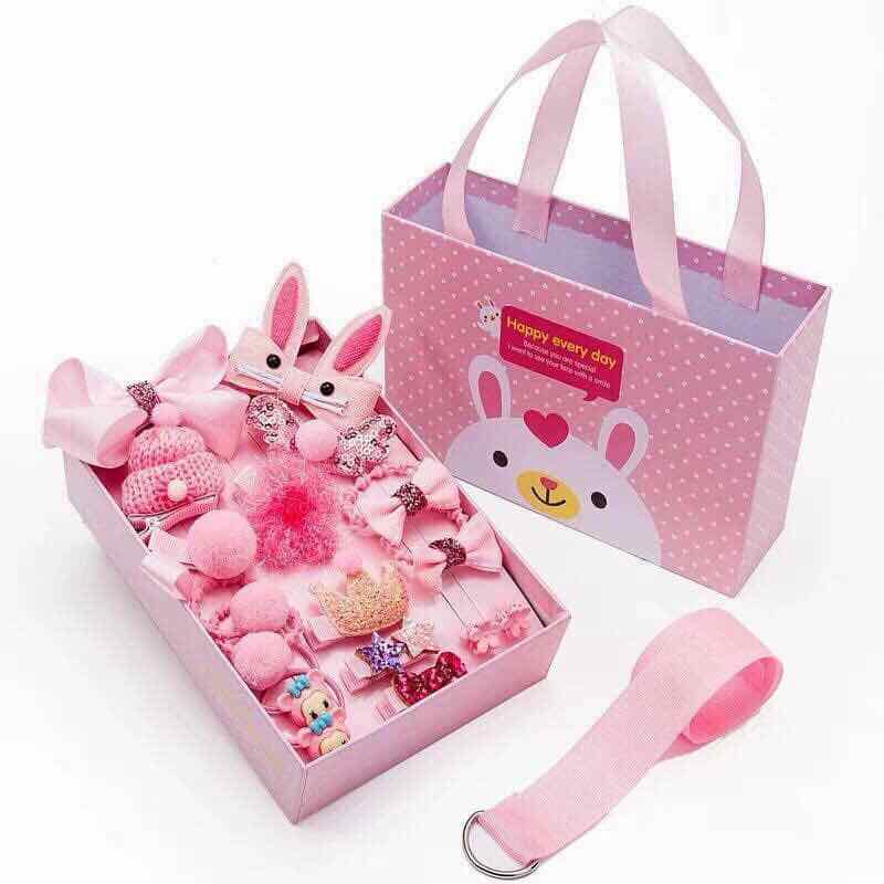 SET KẸP TÓC 18 CHI TIẾT CHO BÉ