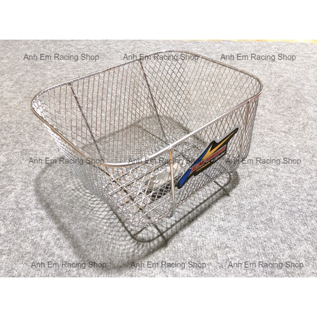 Rổ Xe Inox Lưới Gắn Dream Cub Cực Đẹp
