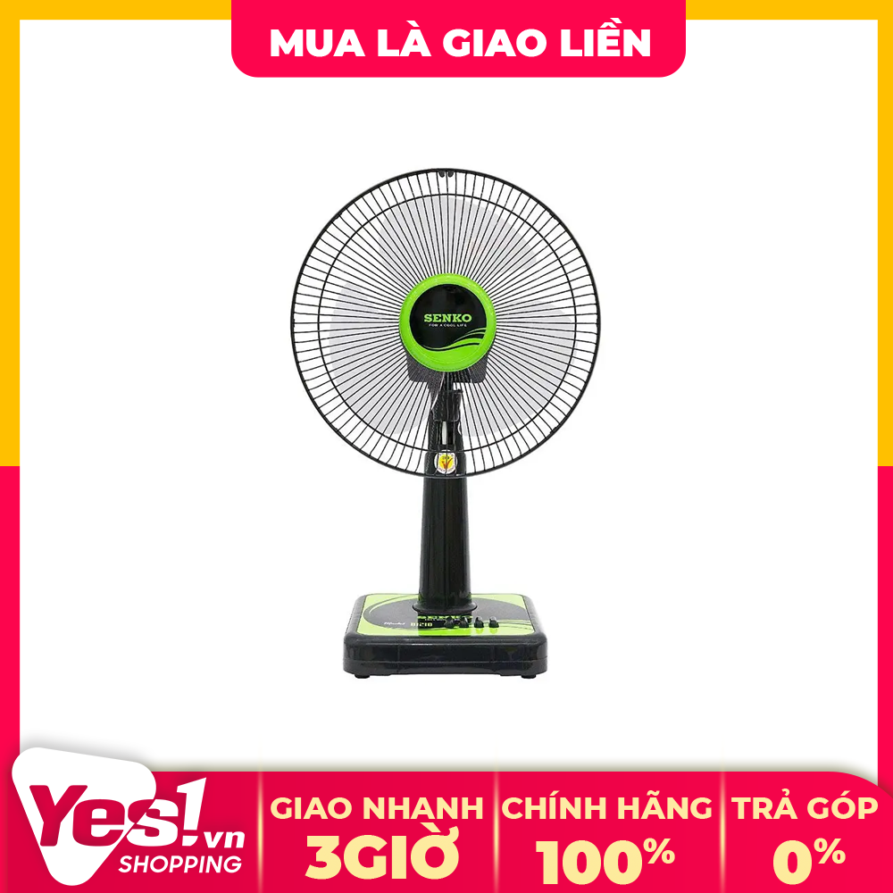 Quạt điện để bàn senko b1210 - bảo hành chính hãng - voucher 10% lên đến 800k