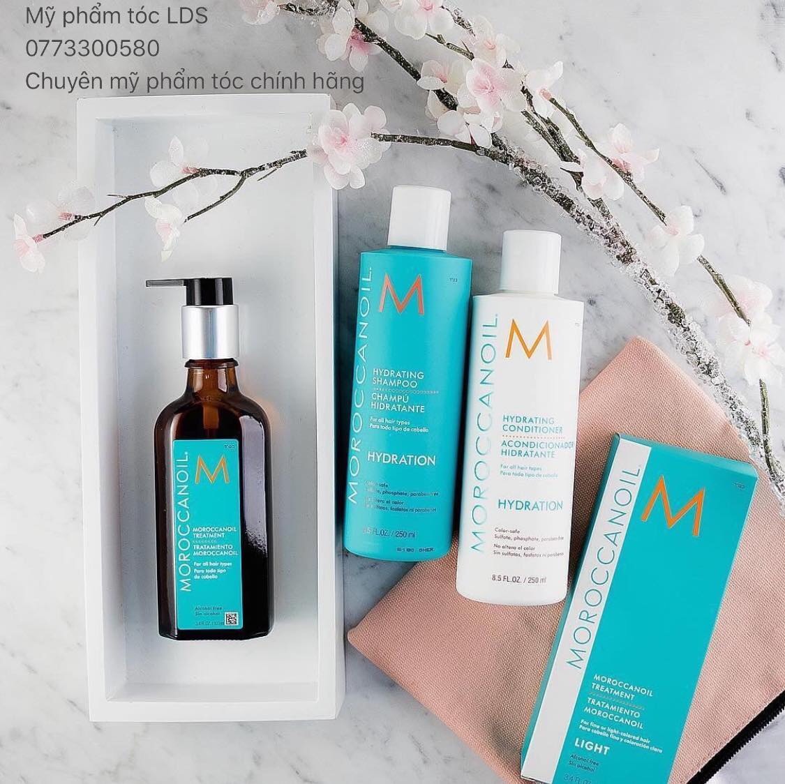 CẶP DẦU GỘI XẢ DƯỠNG ẨM HYDRATION MOROCCANOIL 250ML