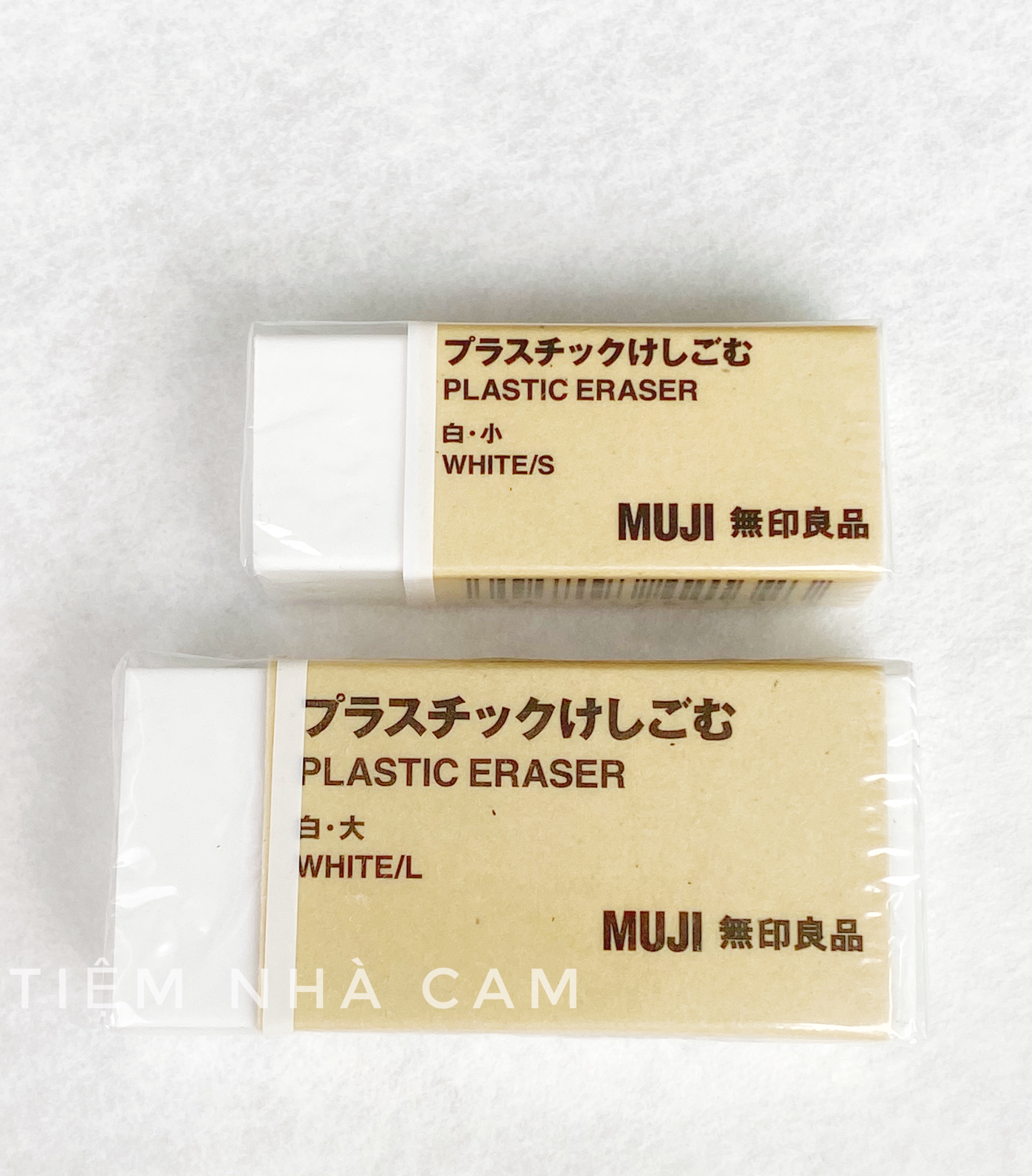 GÔM TẨY PLASTIC CHUẨN MUJI NHẬT BẢN