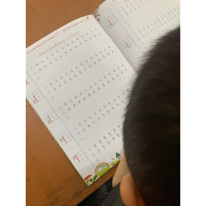Vở hạ cỡ chữ tập viết cỡ nhỏ