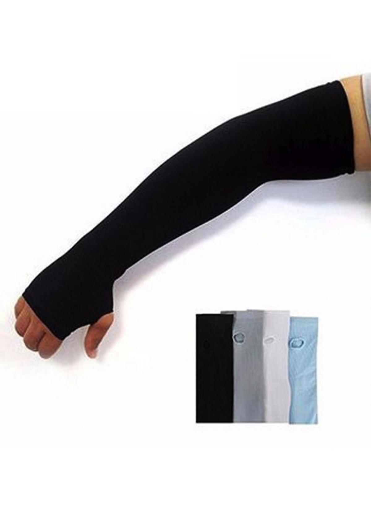 [HCM]Găng Tay Chống Nắng Xỏ Ngón Thun Lạnh Mát