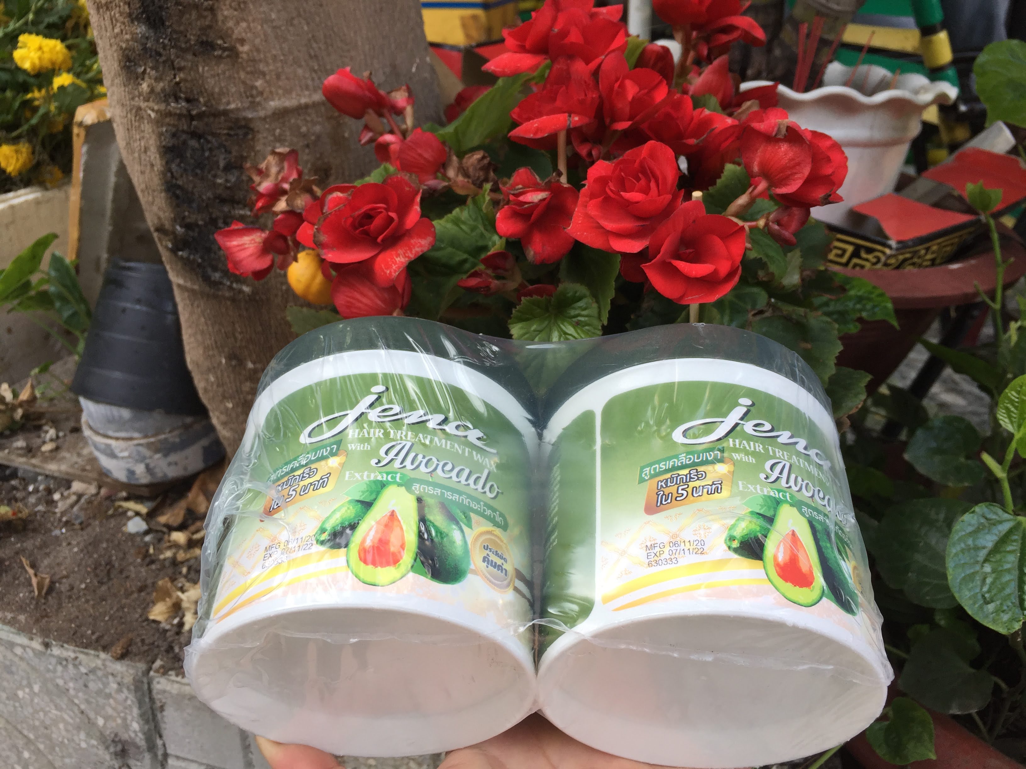 1 hũ Hấp dầu Thái Lan Bơ - Dừa 500 ml