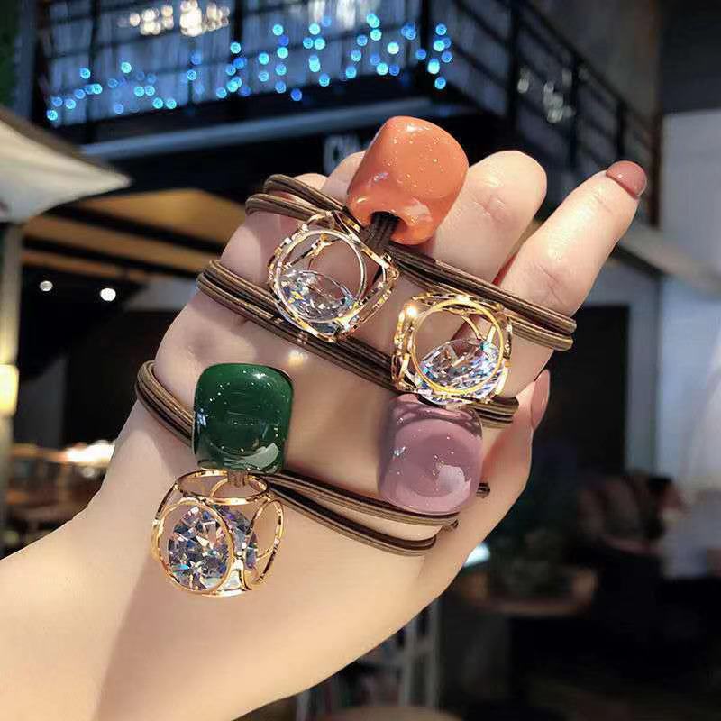 Set 5 Dây buộc tóc cột tóc xinh xắn hot trend