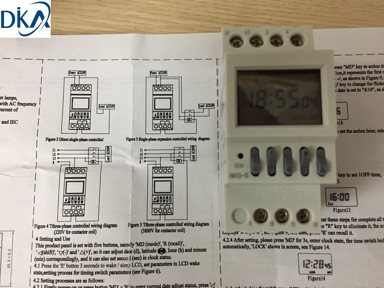 Công tắc hẹn giờ chu kỳ tháng - Timer tháng NKG-5