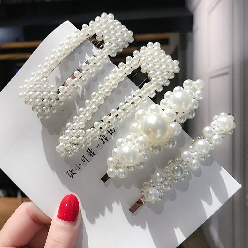 [HCM]Kẹp tóc ngọc trai DATAN (SET 4 CÁI)- Hot 2019