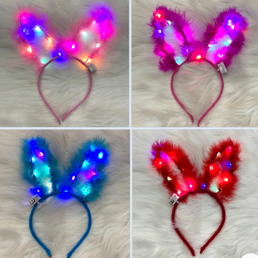 [HCM]Cài noel tai thỏ có đèn cho bé và người lớn trang phục giáng sinh