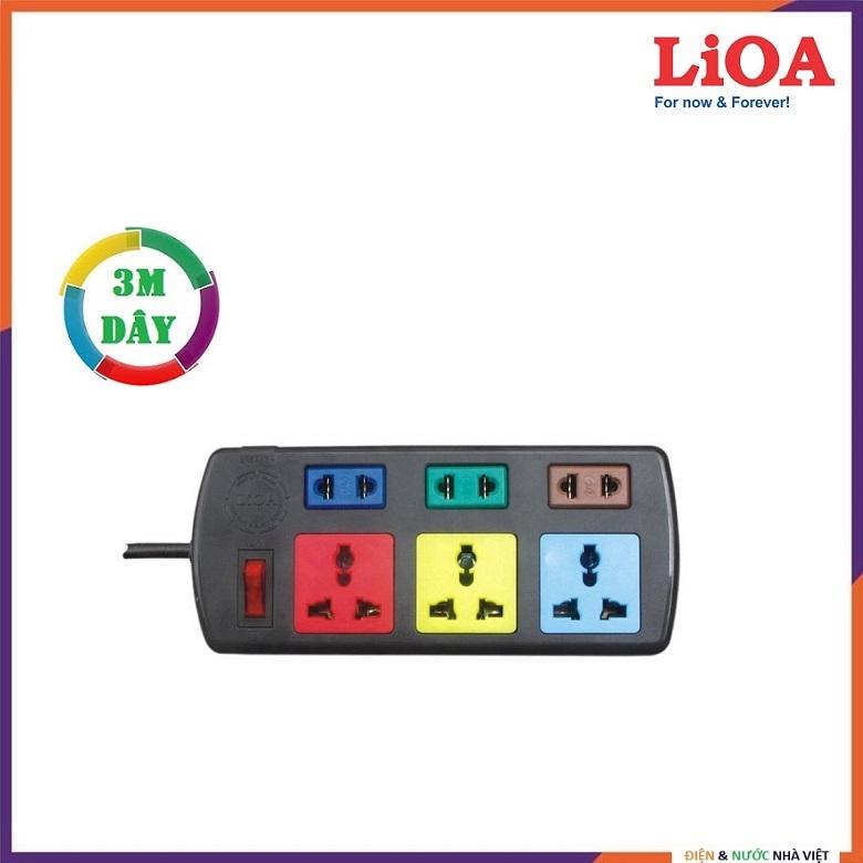 Ổ cắm lioa 3d3s32 & 3d3s52 đa năng - max 10a 2200w
