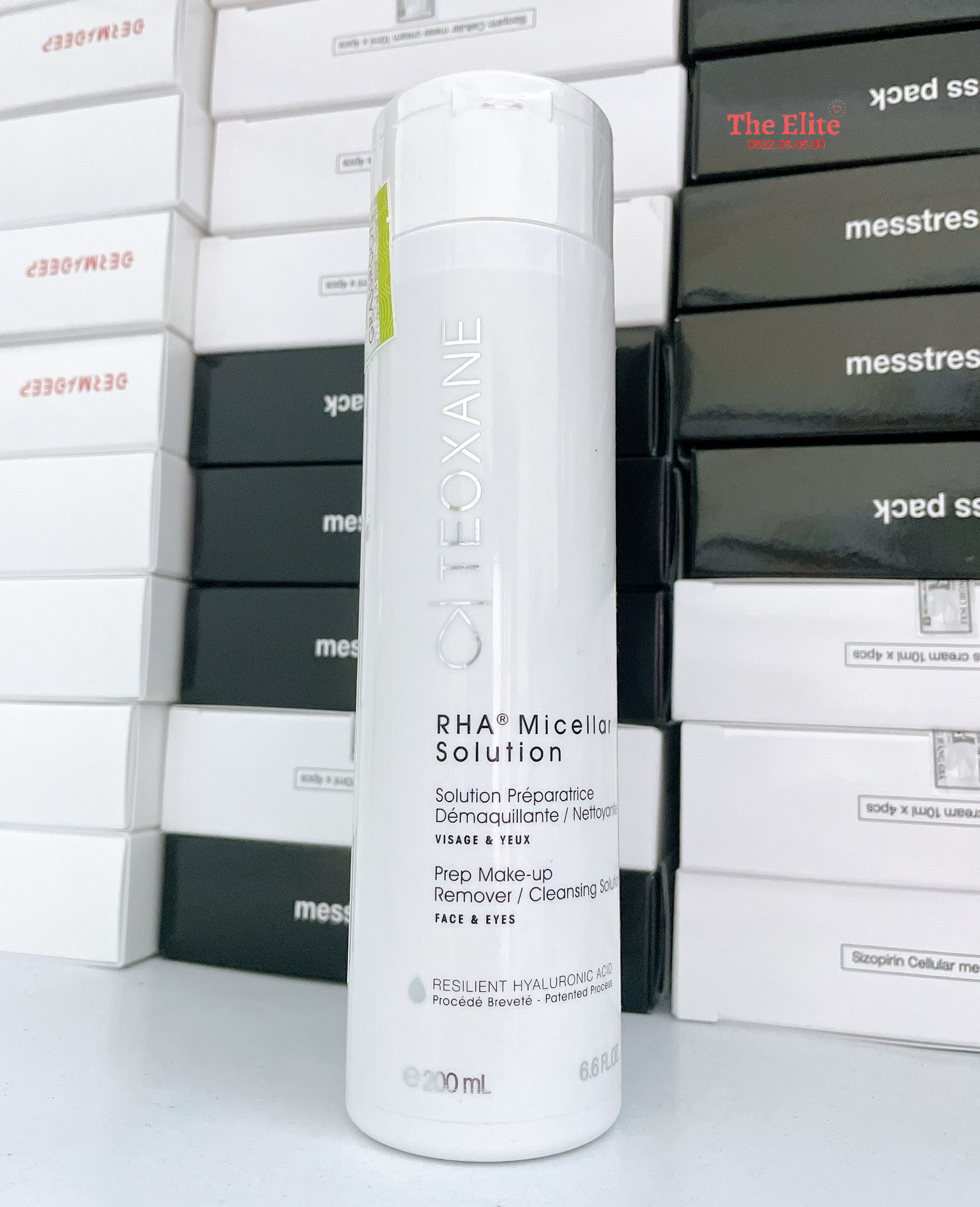 Dung dịch 3 trong 1 Teoxane RHA Micellar SolutionTẩy trang - Làm sạch - Toner