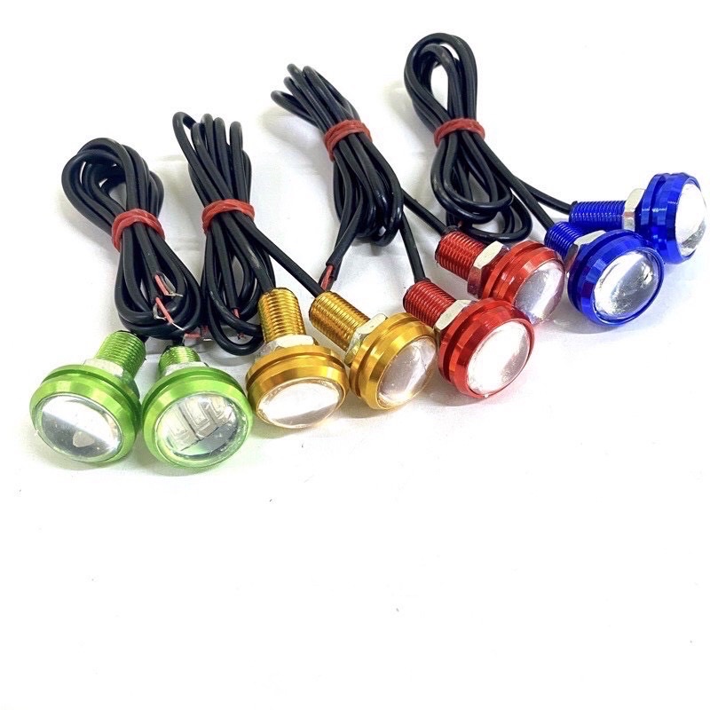 Bộ 2 Đèn Xi Nhan Nút Áo Cho Xe Máy