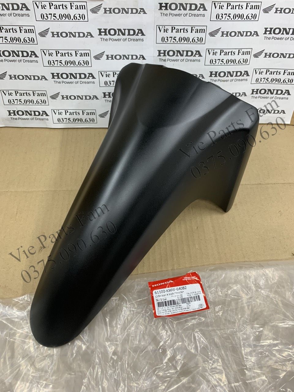 Chắn bùn A trước dè trước Wave A110/ Wave anpha 110 2017-2024, hàng din Honda mới 100%