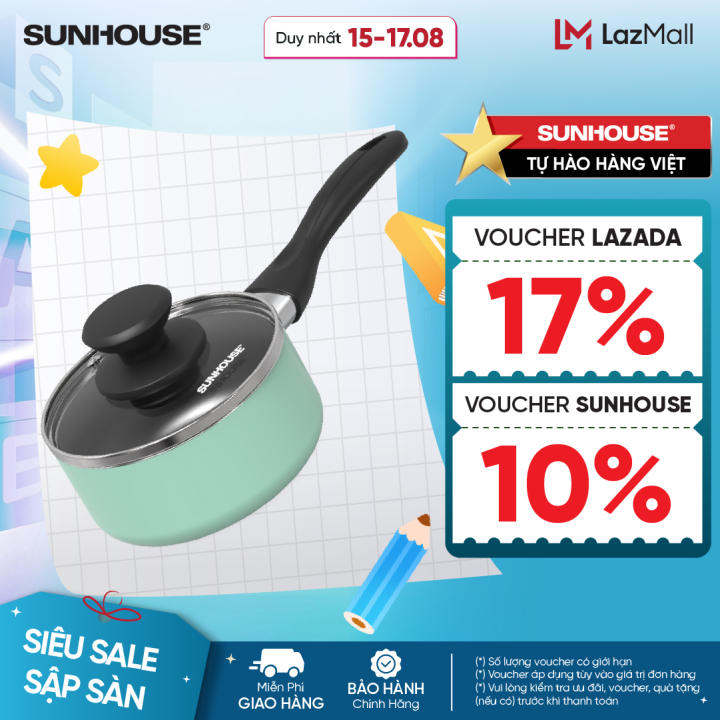 Quánh chống dính Sunhouse ECO Baby SHG14BB2 –…