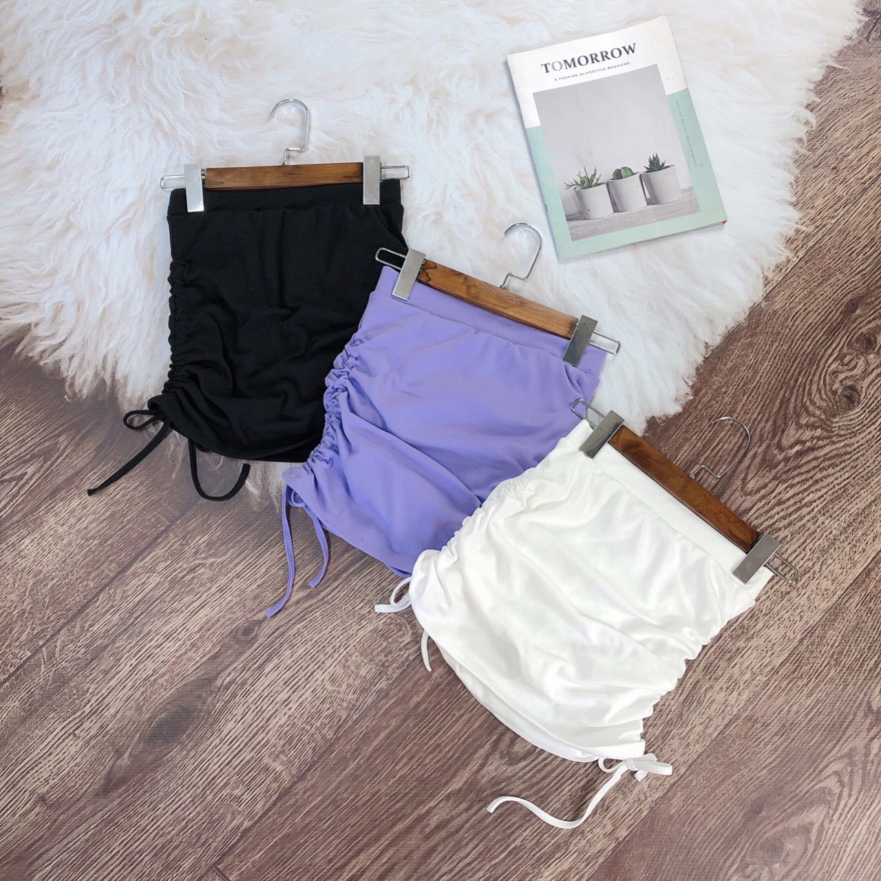 hot hit quần váy phối rút dây 2 bên