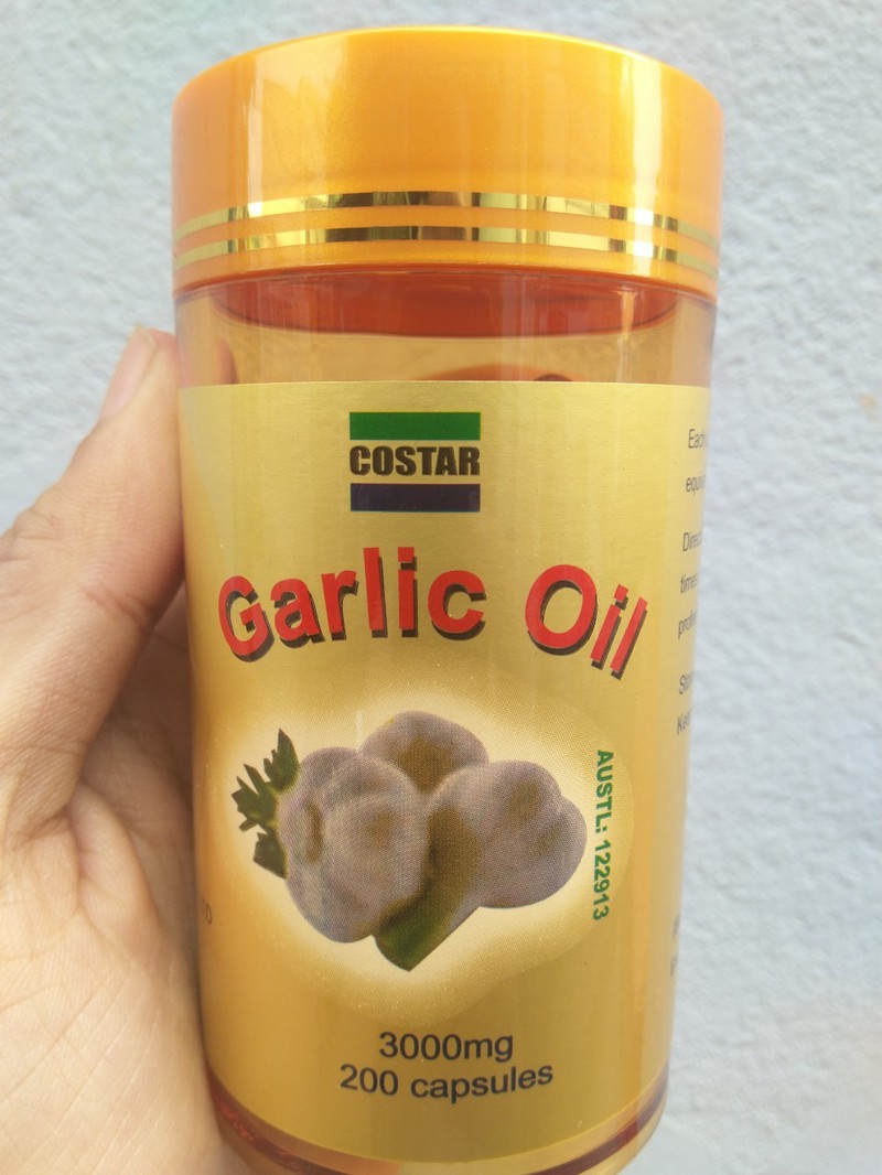 Tinh dầu tỏi Costar Garlic Oil 3000mg 200 viên của ÚC