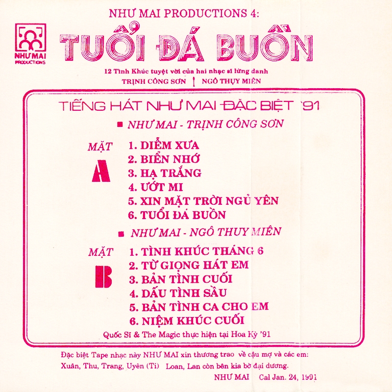 bộ 5 cd nhạc như mai 3