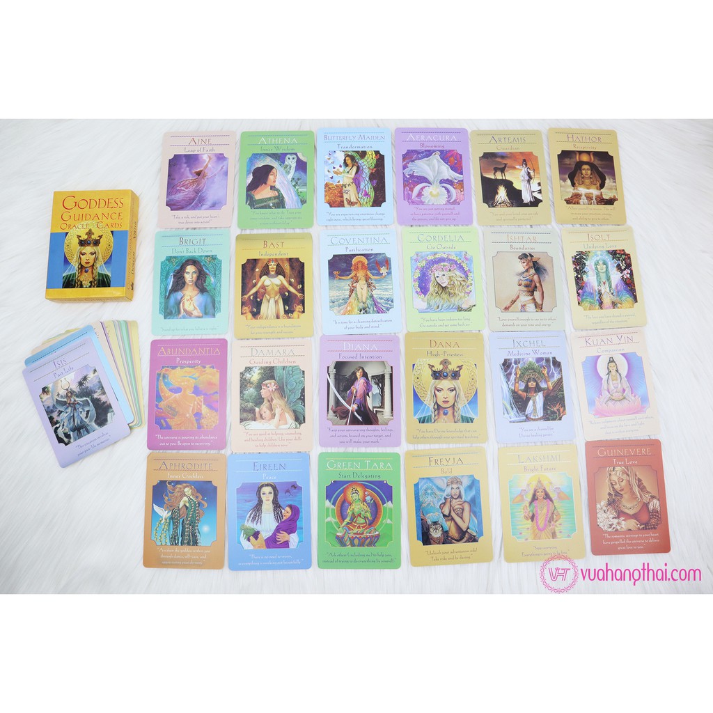 Bộ Bài Bói Goddess Guidance Oracle Tarot Cao Cấp