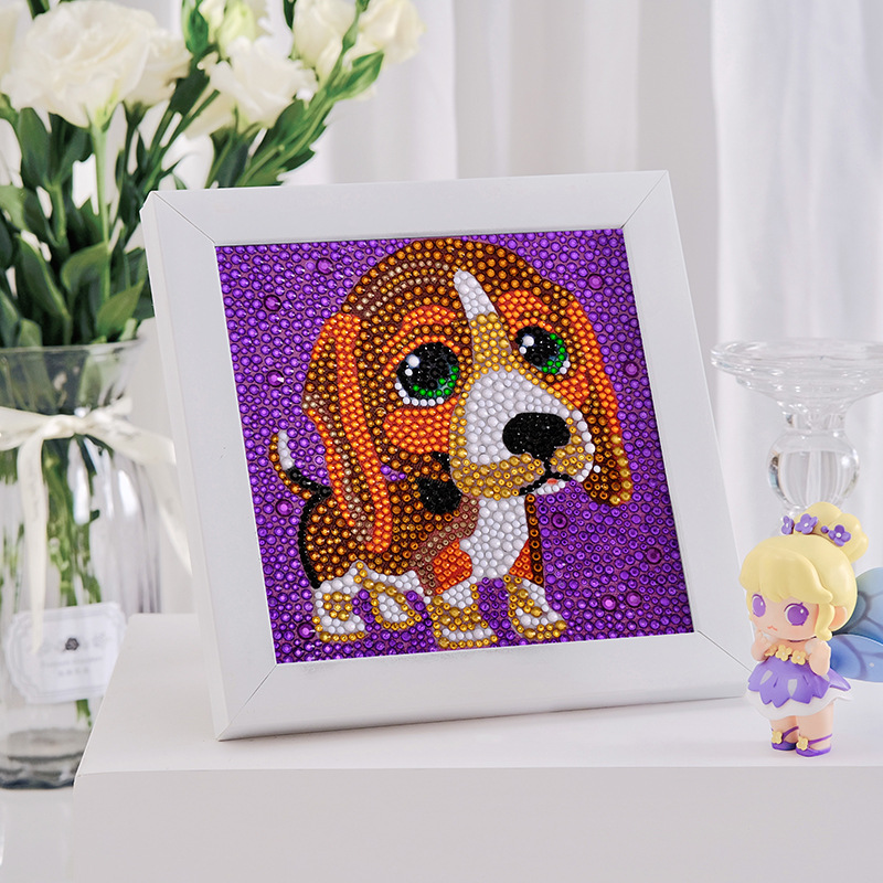 Tranh đính hạt đá sticker 3D mini siêu hạt dẻ cho bé