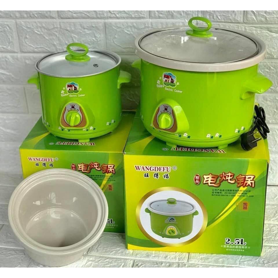 NỒI HẦM CHÁO CHẬM 1,5L - 2,5L