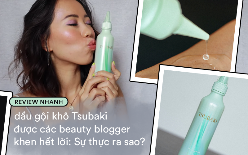 [HCM]Dầu Gội Khô TSUBAKI 180ml Dry Shampoo